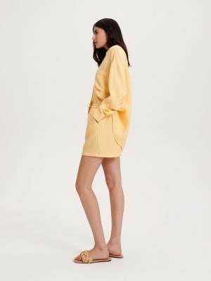 Reserved Muslin shorts Bej Rengi | EWRH02819