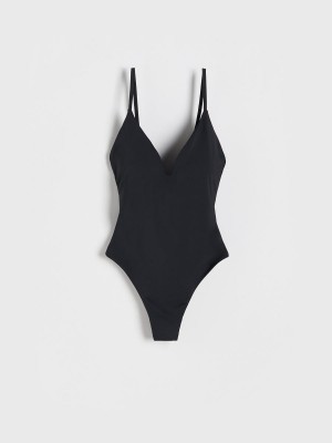 Reserved One piece swimsuit Siyah | CWLV36481