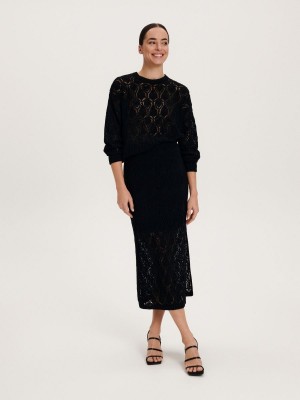 Reserved Openwork jumper Siyah | ULYQ28679