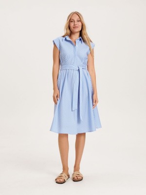 Reserved Organic cotton dress Mavi | CNOA82143