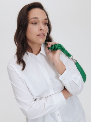 Reserved Organic cotton shirt Beyaz | HYGA80719