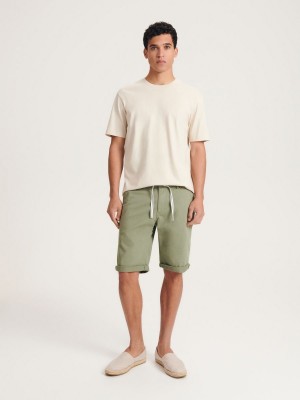 Reserved Oversized T-shirt Bej Rengi | FDYT43679