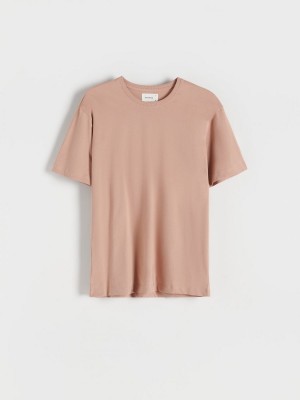 Reserved Oversized T-shirt Kahverengi | XYGZ19382