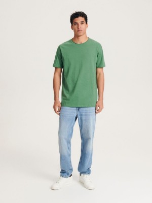 Reserved Oversized T-shirt Yeşil | KUWD96748