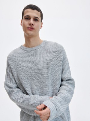 Reserved Oversized jumper Açık Gri | QKNX94726