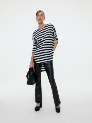 Reserved Oversized long sleeve T-shirt Renkli | WPUB56874
