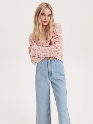 Reserved Pamuklu cardigan Pembe | BRDJ73618