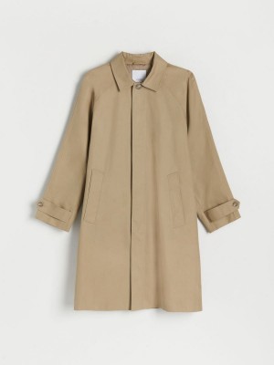 Reserved Pamuklu coat Bej Rengi | POFG92630
