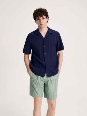 Reserved Pamuklu jogger shorts Yeşil | GMRW94528