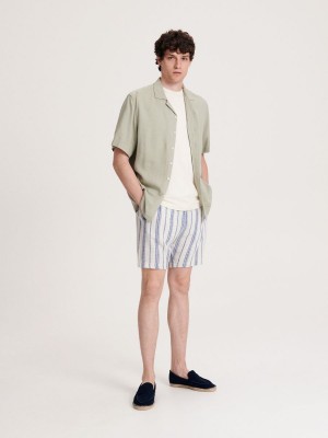 Reserved Pamuklu regular shorts Lacivert | LTWP21543