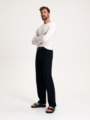 Reserved Pamuklu rich chino trousers Siyah | QKSO58379