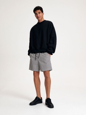 Reserved Pamuklu rich shorts Beyaz | JCOQ54826