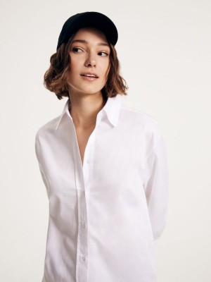 Reserved Pamuklu shirt Beyaz | CFXR51607