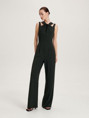 Reserved Plain jumpsuit Haki | VCZO78403