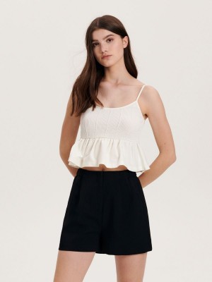 Reserved Plain shorts Siyah | ZIOH16589