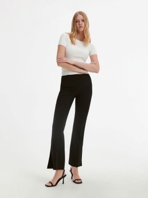 Reserved Plain trousers Siyah | ESZH16730