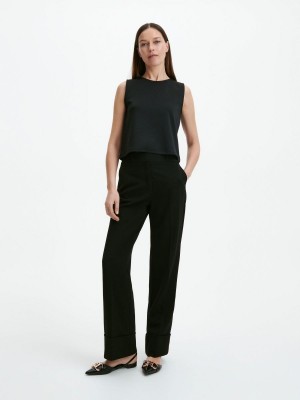 Reserved Plain trousers Siyah | NYIA45830