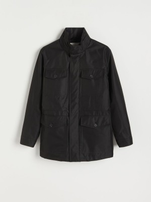 Reserved Recycled polyester jacket Siyah | GQLJ50741