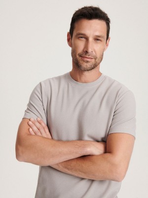 Reserved Regular fit T-shirt Açık Gri | HYZS24387