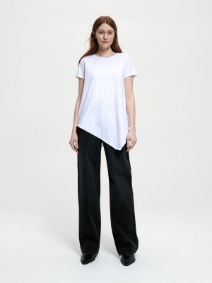 Reserved Regular fit T-shirt Beyaz | SXOD31982