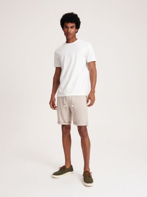 Reserved Regular fit T-shirt Ivory | LDXA21685