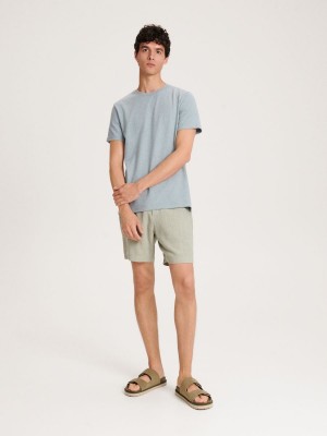 Reserved Regular fit T-shirt Mavi | LOXT24710