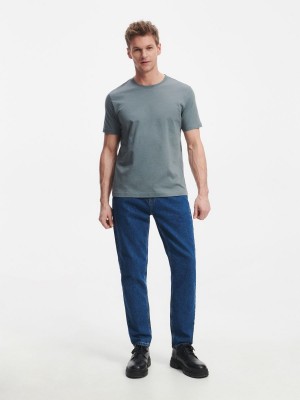 Reserved Regular fit T-shirt Mavi | ZBRK02586