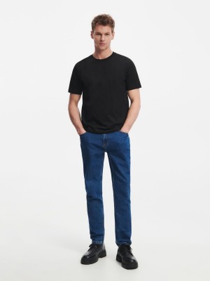 Reserved Regular fit T-shirt Siyah | LBIQ67358