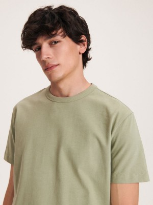 Reserved Regular fit T-shirt Yeşil | JINU93701