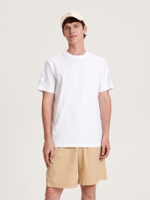 Reserved Regular fit T-shirt with print Beyaz | JWCT87314