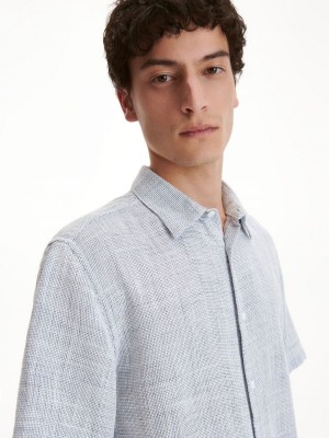 Reserved Regular fit cotton shirt Lacivert | DBJW34185