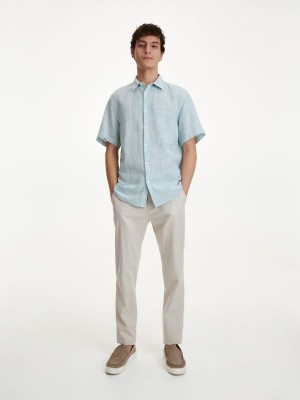 Reserved Regular fit cotton shirt Yeşil | ITJQ13628