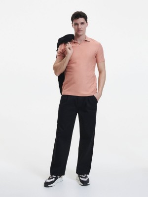 Reserved Regular fit polo shirt Turuncu | LBGS29380