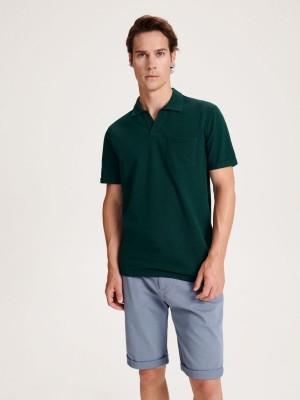 Reserved Regular fit polo shirt Yeşil | EIRU18750