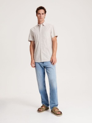Reserved Regular fit shirt Bej Rengi | DSKT23861