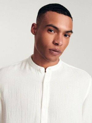 Reserved Regular fit shirt Beyaz | ZSFH70918