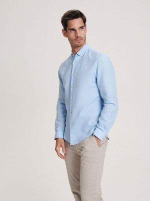 Reserved Regular fit shirt Mavi | YKDE41079
