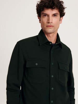 Reserved Regular fit shirt Turkuaz | MSHJ01749