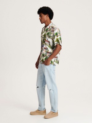 Reserved Regular jeans Mavi | MFUC49532