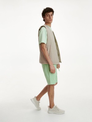 Reserved Regular jogger shorts Yeşil | IQEY57964