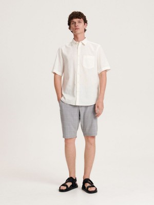 Reserved Regular shorts Açık Gri | FQAU85134