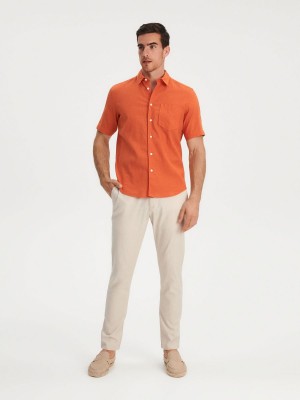 Reserved Regular trousers Bej Rengi | CXKW75631