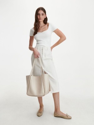 Reserved Shopper bag Ivory | SKMG79286
