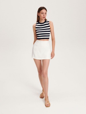 Reserved Skort Beyaz | JTXR91072