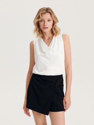 Reserved Skort Siyah | QNUE12608