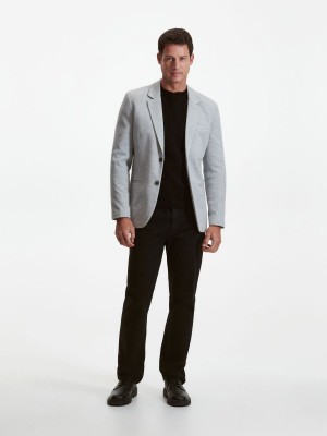 Reserved Slim fit blazer Açık Gri | TGOY51439