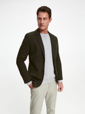 Reserved Slim fit blazer Haki | PDOA49530