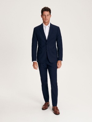 Reserved Slim fit blazer Lacivert | YNRJ39710