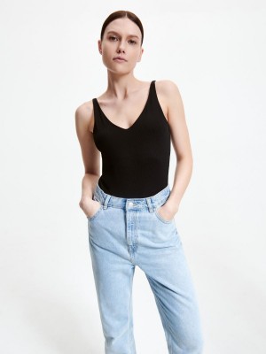 Reserved Slim fit body Siyah | SNQL30927