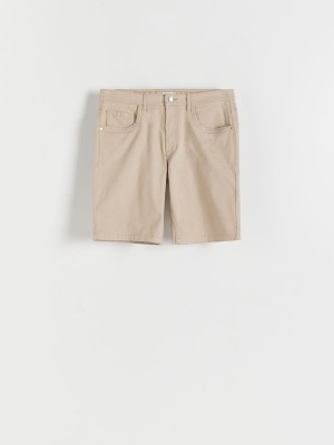 Reserved Slim fit shorts Bej Rengi | LPUV09582